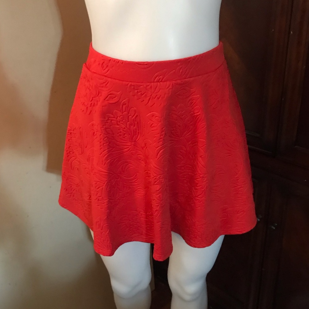🆕 Minx Red Mini Skirt-Small